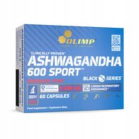 OLIMP Ashwagandha 600mg 60kap ŻEŃ-SZEŃ INDYJSKI KSM-66 STRES PAMIĘĆ
