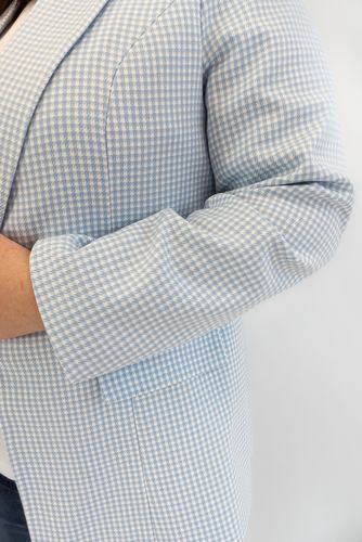 Marynarka Damska w Niebieską Kratę 44 na Arena.pl