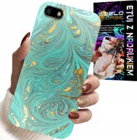 ETUI DO HUAWEI Y5 2018 - MARMURKOWE WZORY + SZKŁO HARTOWANE