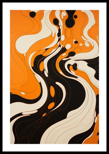 Plakat 40x60cm Tańczący Atrament na Arena.pl