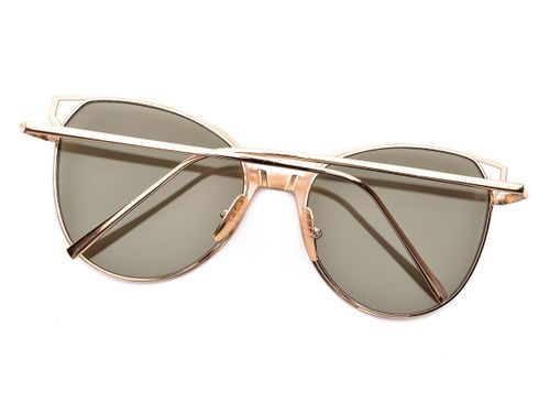 Lustrzane okulary CAT EYE na Arena.pl