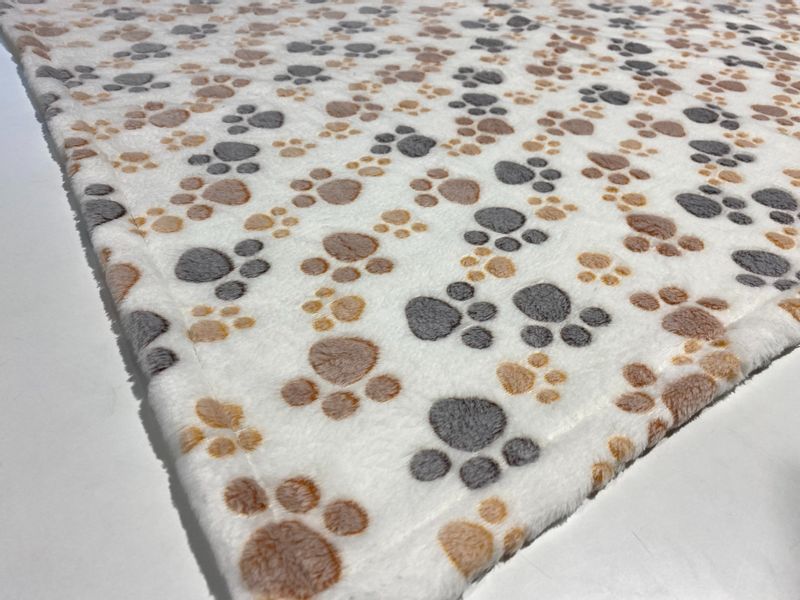 Koc Polarowy 70X50 Cm Łapy Jasne zdjęcie 4