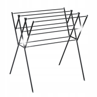ROZKŁADANA SUSZARKA NA PRANIE METALOWA TRZYPOZIOMOWA 9 M 100 X 77 X 107 CM