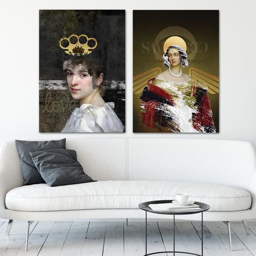 Deco Panel, Dama ze skrzydłami 40x60 na Arena.pl