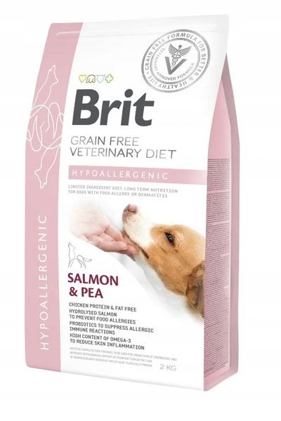 BRIT Veterinary Diets Dog Hypoallergenic karma sucha 2 kg zdjęcie 1