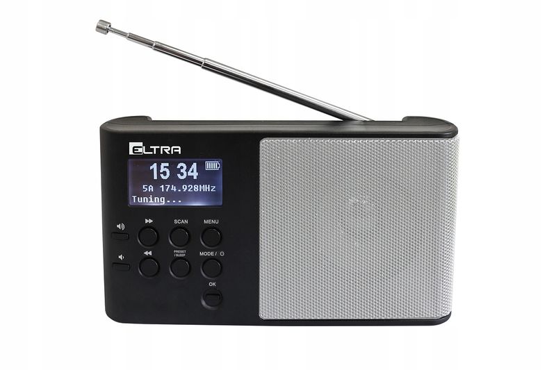 Radio Ula DAB+ FM RDS Eltra srebrna zdjęcie 1