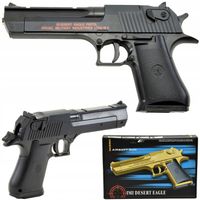 PISTOLET METALOWY NA KULKI REPLIKA DESERT EAGLE SOLIDNY CIĘŻKI ASG AIRSOFT