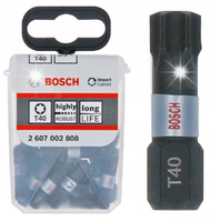 BIT, GROT, KOŃCÓWKA T40 25MM IMP 25PCS - B 2607002808