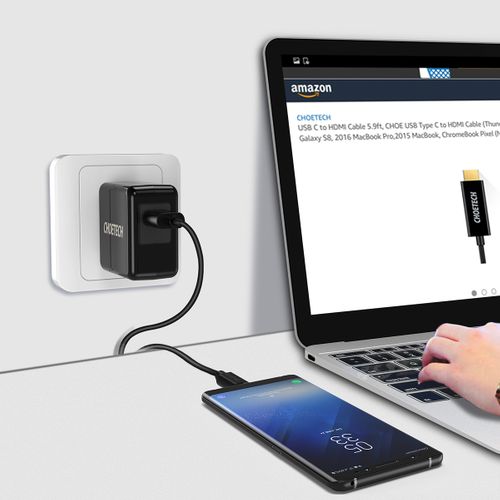 ŁADOWARKA SIECIOWA CHOETECH QUICK CHARGE QC3 1XUSB na Arena.pl