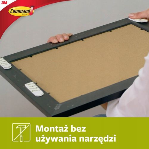 Command rzepy samoprzylepne do wieszania obrazów do 5,4 kg 36 szt. (18 na Arena.pl
