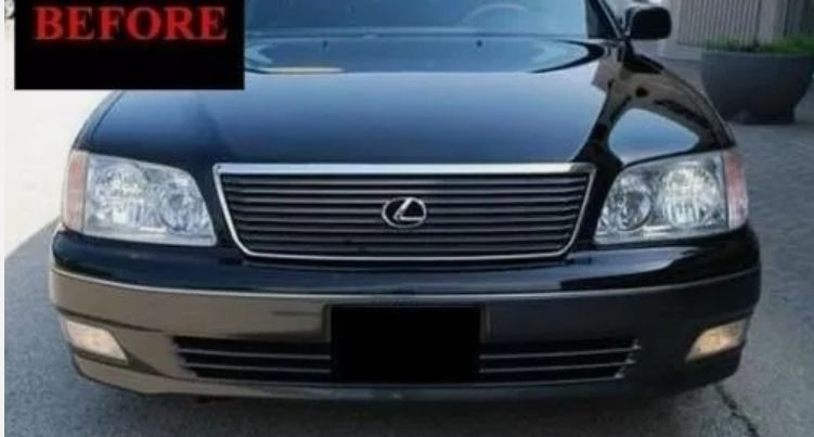1991-2000 LEXUS LS400- LIstwy chrom grill chromowan zdjęcie 3