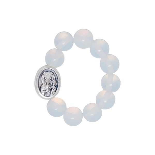 Różaniec na palec z opalitu RT-18 zdjęcie 1