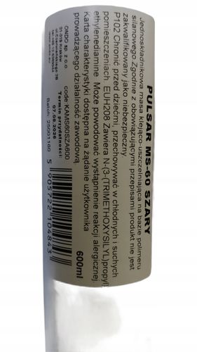 KLEJ POLIMER USZCZELNIACZ PULSAR MS-60 SZARY 600 ml na Arena.pl