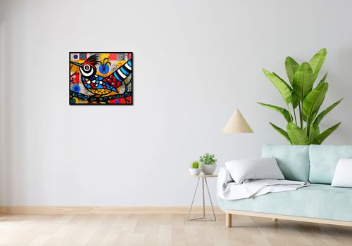 Plakat 60x50cm Ptak Na Wznak na Arena.pl