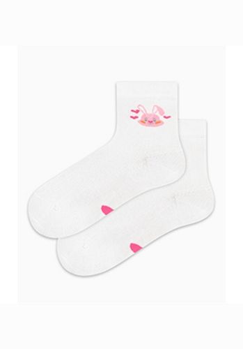 SKARPETKI WIOSENNE COTTOLINE 0-2 LATA 18-20 wzór - dziewczynka na Arena.pl