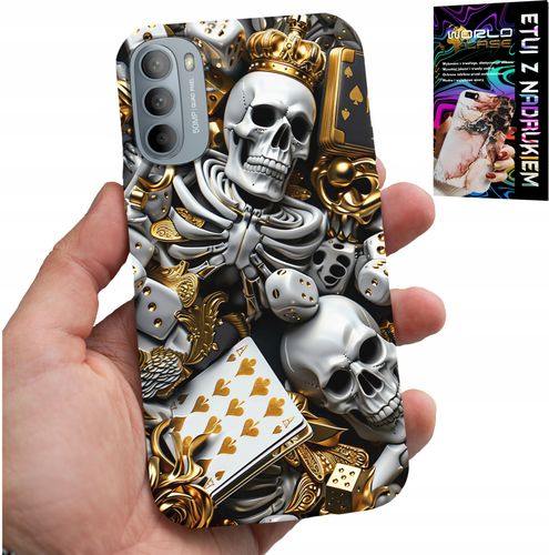 ETUI DO MOTOROLA G31 / G41 - KRÓL POKER KOŚCI AS WZORY DLA MĘŻCZYZN na Arena.pl