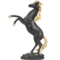 Figurka czarnego konia 295 mm