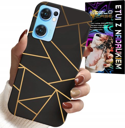 ETUI DO OPPO RENO7 5G - ELEGANCKIE MODNE WZORY OBUDOWA CASE na Arena.pl
