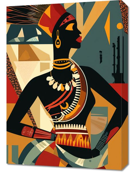 Obraz 50x70cm Afrykańska Mozaika zdjęcie 1