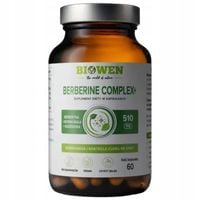 Biowen BERBERINE COMPLEX Berberyna Morwa biała 60 kaps Glukoza UTRATA WAGI