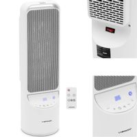 Emaga Grzejnik elektryczny kolumnowy z pilotem 1200/2000 W