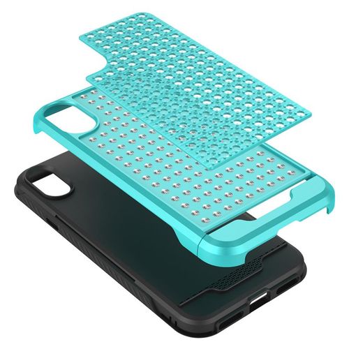 Etui do iPhone X (Teal/Black) na Arena.pl