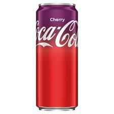 COCA COLA CHERRY 0.33L PUSZKA WYSOKA zdjęcie 1