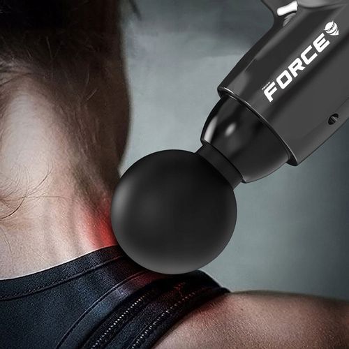 PISTOLET DO MASAŻU masażer do pleców ciała nóg karku stóp +12 KOŃCÓWEK 220W na Arena.pl