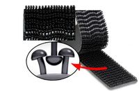 3M MOCNY CZARNY RZEP SAMOPRZYLEPNY Z KLEJEM 25mm