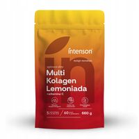 Multi Kolagen Lemoniada Intenson Mango-Marakuja Stawy Skóra Zdrowie 660g