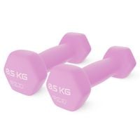 ZESTAW HANTLI ŻELIWNYCH TRNING REHABILITACJA FITNESS ANTYPOŚLIZGOWE 2x0.5KG