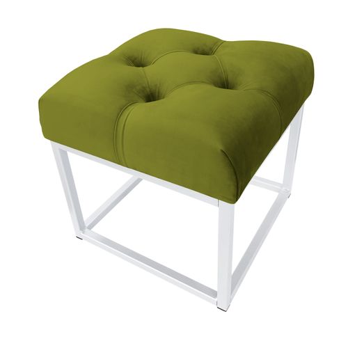 Pufa CHESTERFIELD LOFT ławka postawa biała BL75 na Arena.pl