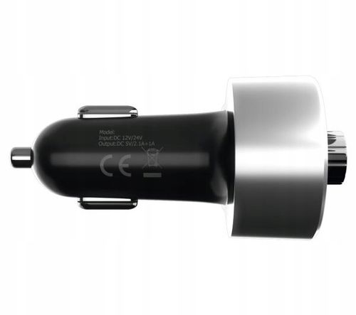 Transmiter Samochodowy FM TechniSat DIGICAR 1 BT MP3 WMA 2x USB Mikrofon na Arena.pl
