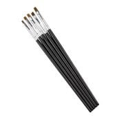 Zestaw pędzelków do żelu 5 szt. ECO czarne