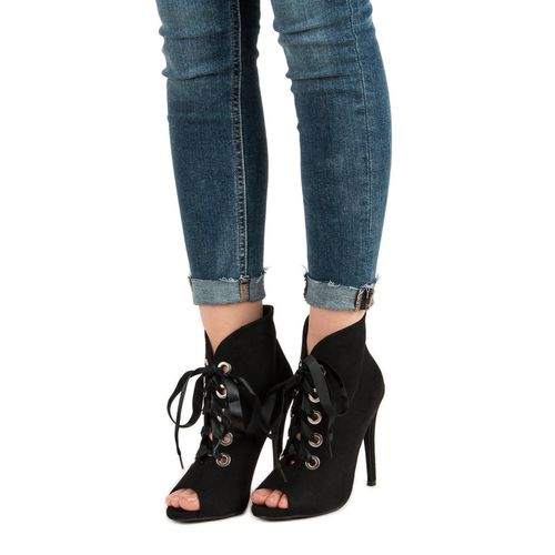 Wiązane Botki Open Toe r.38 na Arena.pl