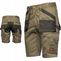 Spodenki ROBOCZE krókie spodnie SZORTY ochronne BHP WYGODNE bawełna CE r.52