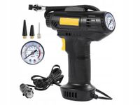 KOMPRESOR SAMOCHODOWY 10 bar PISTOLET DO POMPOWANIA KÓŁ POMPKA 12V 120W LED