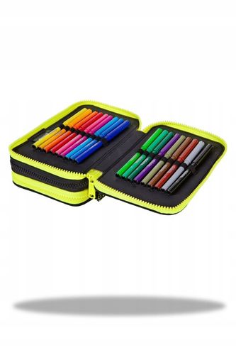 CoolPack Piórnik szkolny trzykomorowy z wyposażeniem Gradient Lemon na Arena.pl
