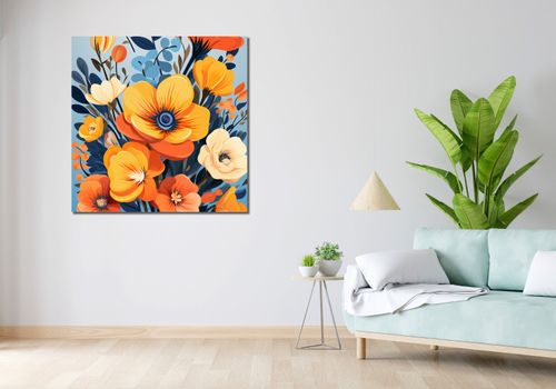 Obraz 100x100cm Kwiatowy Majestat na Arena.pl