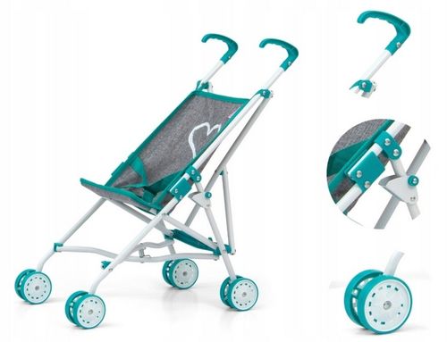 WÓZEK DLA LALEK PARASOLKA SPACERÓWKA DLA LALKI LEKKI SOLIDNY na Arena.pl