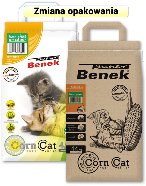 CERTECH-SUPER BENEK Corn Cat Świeża Trawa 7l zdjęcie 1