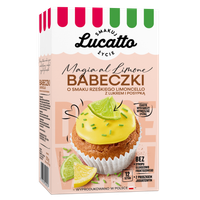 Lucatto Babeczki Limoncello z lukrem i posypką 310 g