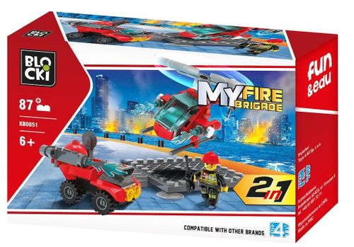 Klocki Blocki MyFire 2 W 1 87 el. na Arena.pl