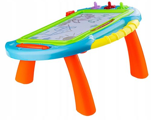 TABLICA MAGNETYCZNA dla dzieci do rysowania ZNIKOPIS 2W1 STOLIK STEMPELKI na Arena.pl