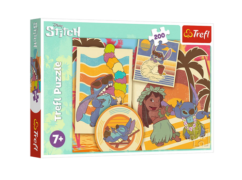 PUZZLE 200 Muzyczny swiat Lilo&Stitch 13304 na Arena.pl