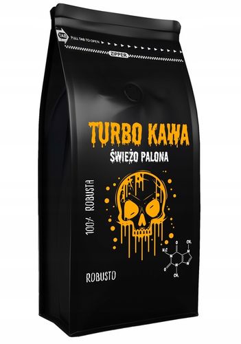 TURBO Kawa ziarnista Do ekspresu 1kg 100% Robusta ROBUSTO na Arena.pl