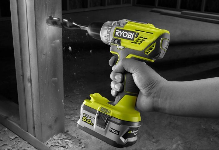 RYOBI ZESTAW COMBO 5 NARZĘDZI WKRĘARKA + TORBA zdjęcie 2