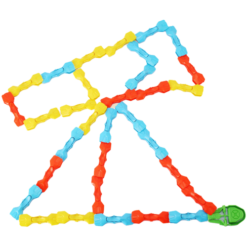Zestaw Do Układania Kolorowe Klocki Domino Skaczące Klipsy 72 Elementy na Arena.pl