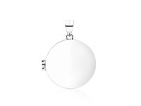 OTWIERANY OKRĄGŁY SEKRETNIK PUZDERKO POŁYSK SREBRO