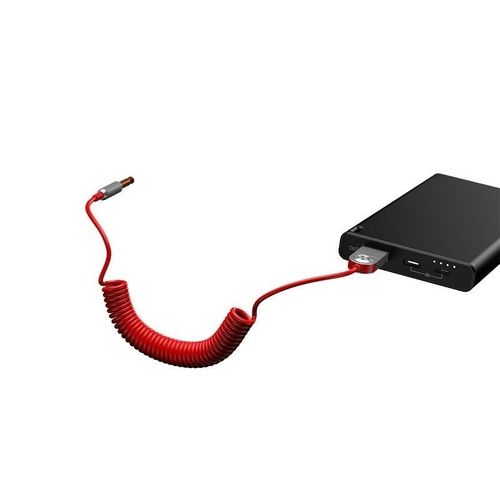 Adapter audio Bluetooth 5.0 Baseus USB, AUX (czerwony) na Arena.pl